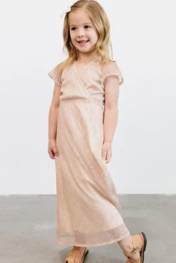 Baltic Born embellished + sequined|Toddler Grace Sparkle Gown | Champagne