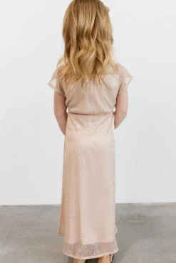 Baltic Born embellished + sequined|Toddler Grace Sparkle Gown | Champagne