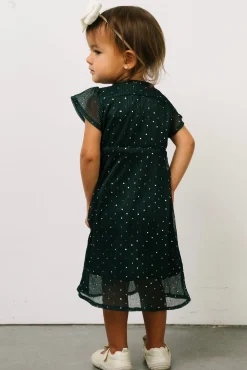 Baltic Born embellished + sequined|Toddler Grace Sparkle Gown | Emerald