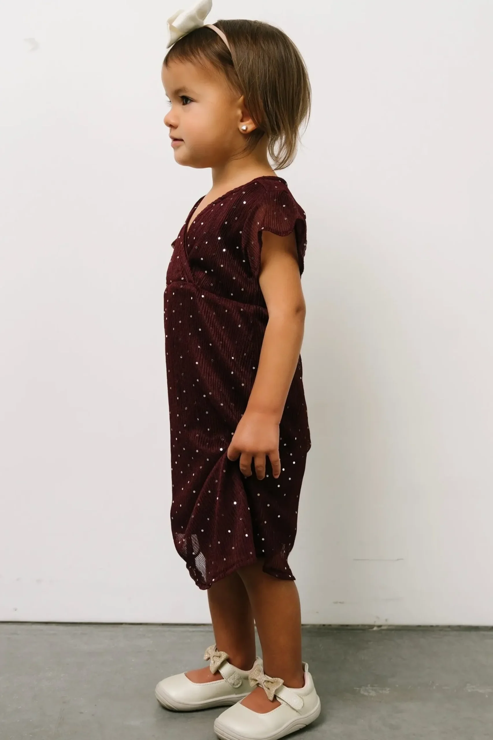 Baltic Born embellished + sequined|Toddler Grace Sparkle Gown | Mulberry