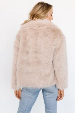 Baltic Born outerwear|Tonya Faux Fur Coat | Natural