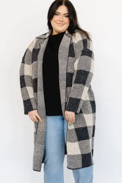 Baltic Born sweaters|cardigans|Toronto Cardigan | Black + Taupe