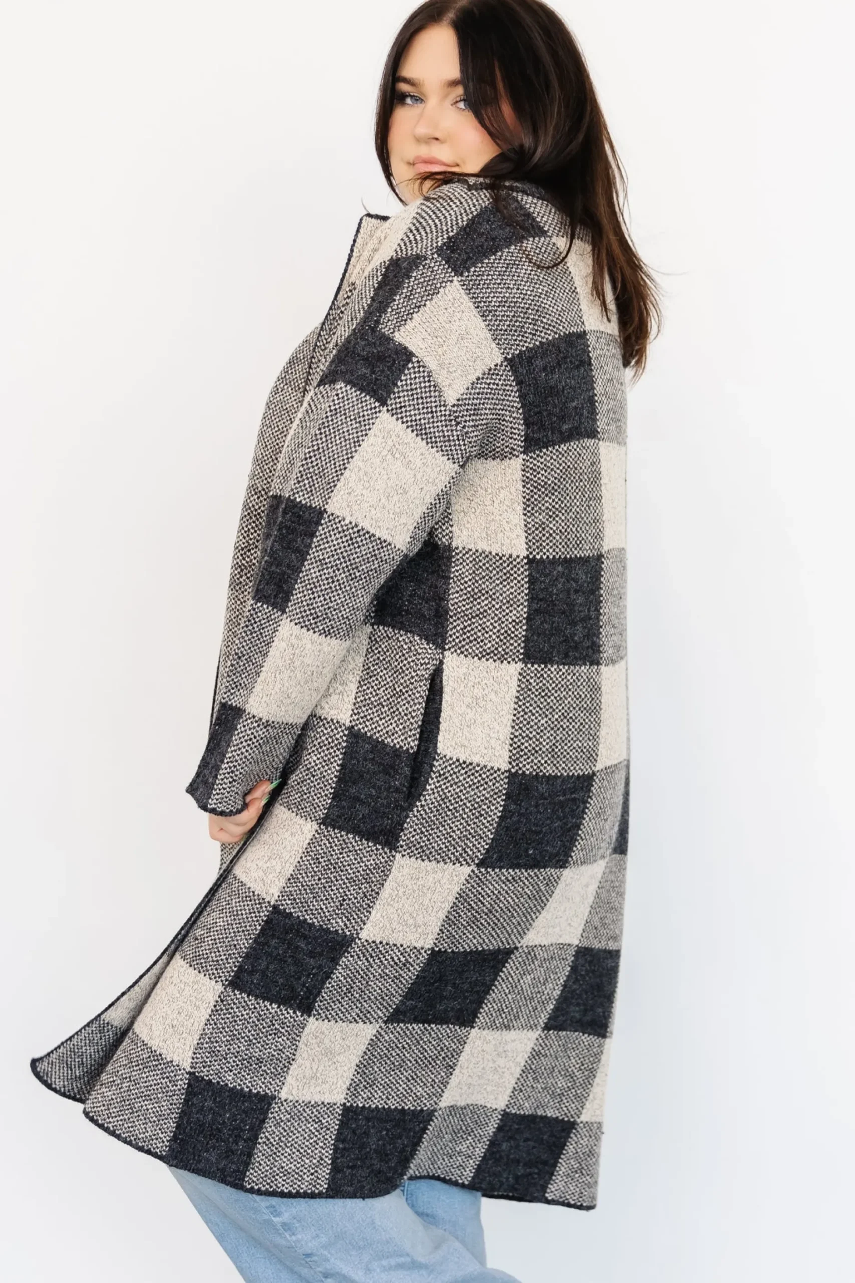 Baltic Born sweaters|cardigans|Toronto Cardigan | Black + Taupe