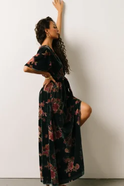 Baltic Born maxi dresses|WEDDING SUITE|Uma Velvet Maxi Dress | Lagoon Floral
