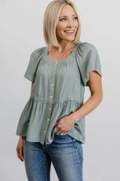Baltic Born blouses + shirts|EXTENDED SIZING|Unity Button Up Top | Off White