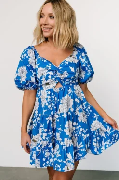 Baltic Born short dresses|Westbrook Mini Dress | Blue Floral