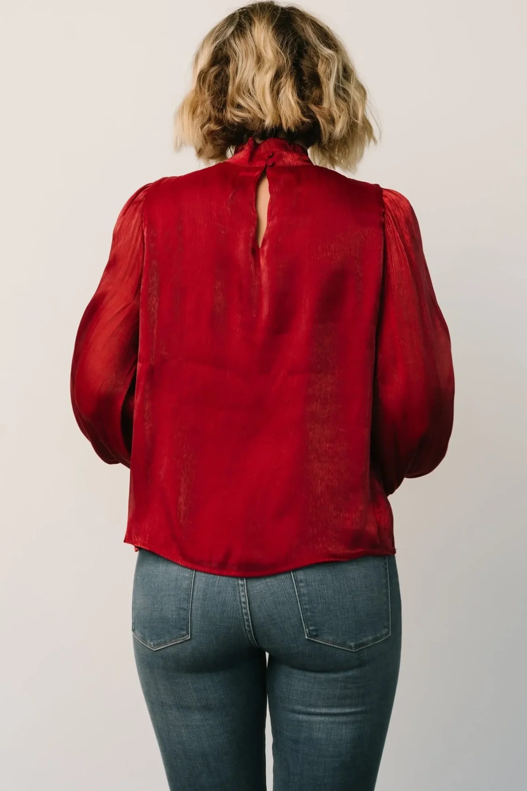 Baltic Born blouses + shirts|Willa Shimmer Top | Wine