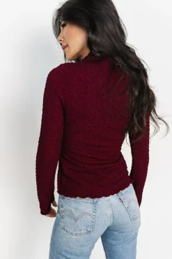 Baltic Born blouses + shirts|Yale Top | Mulberry