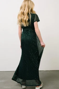 Baltic Born embellished + sequined|Youth Grace Sparkle Gown | Emerald