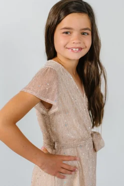Baltic Born embellished + sequined|Youth Grace Sparkle Gown | Champagne