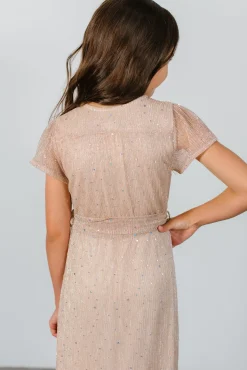 Baltic Born embellished + sequined|Youth Grace Sparkle Gown | Champagne