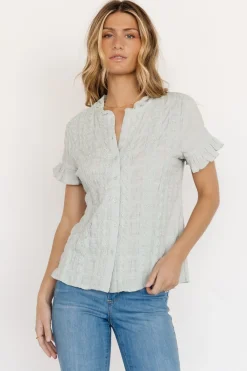 Baltic Born blouses + shirts|Zara Lace Top | Sage