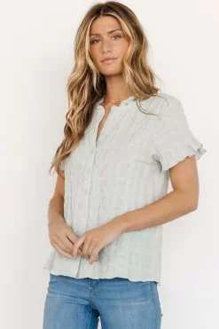 Baltic Born blouses + shirts|Zara Lace Top | Sage