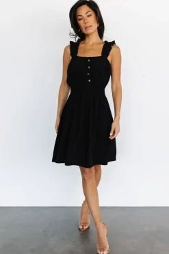 Baltic Born DRESSES|Zaylee Tank Short Dress | Black