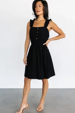 Baltic Born DRESSES|Zaylee Tank Short Dress | Black