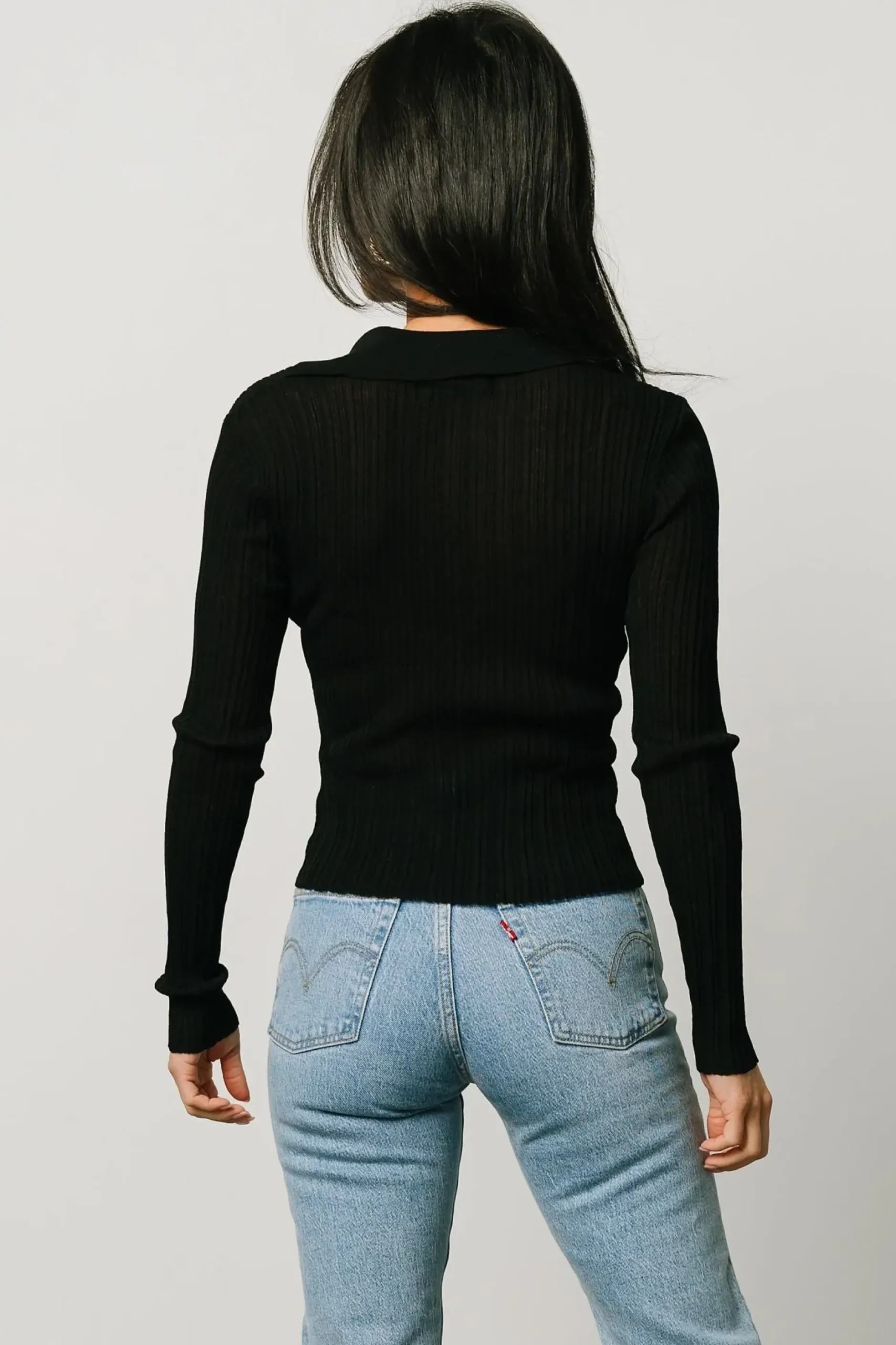 Baltic Born blouses + shirts|Zia Knit Top | Black