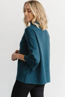 Baltic Born EXTENDED SIZING|Zola Bell Sleeve Sweater | Topaz